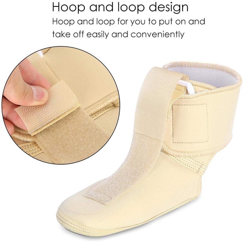 woobles Plantar Fasciitis Night Splints Drop Foot Brace with Adjustable Strap Support Ankle Stabilizer Orthosis for Feet Drop Corrector Achilles Support(S) - Image 4